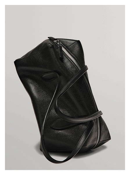 Black nappa leather bag — Massimo Dutti Puffer Jackets