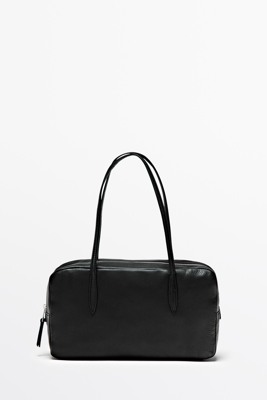 Mini nappa leather duffle bag — Massimo Dutti Paris Fashion Week
