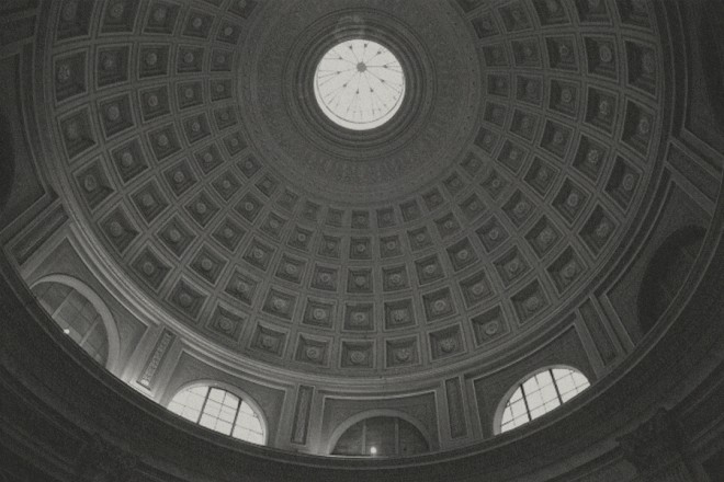 Dome of the Sala Rotonda in the Vatican Museums — Rome