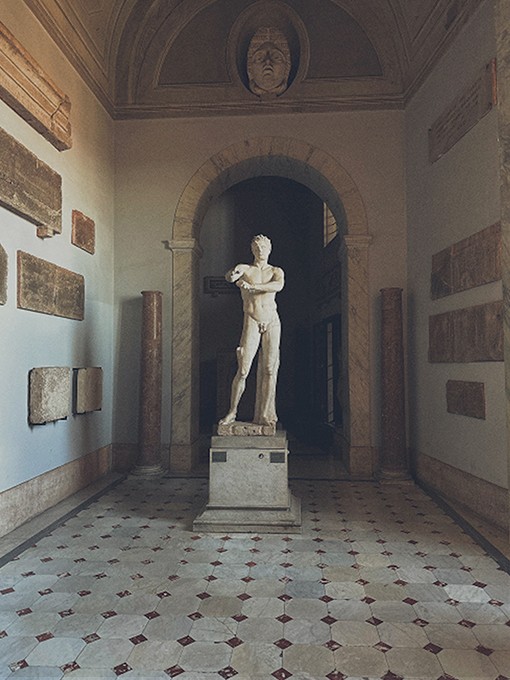 Classical sculpture in the Museo Pio-Clementino, Vatican Museums — Rome